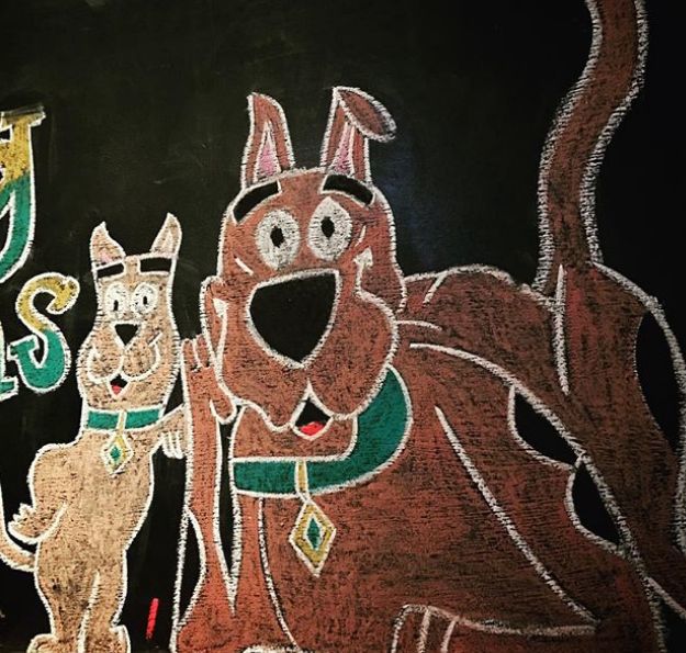 Chalk art